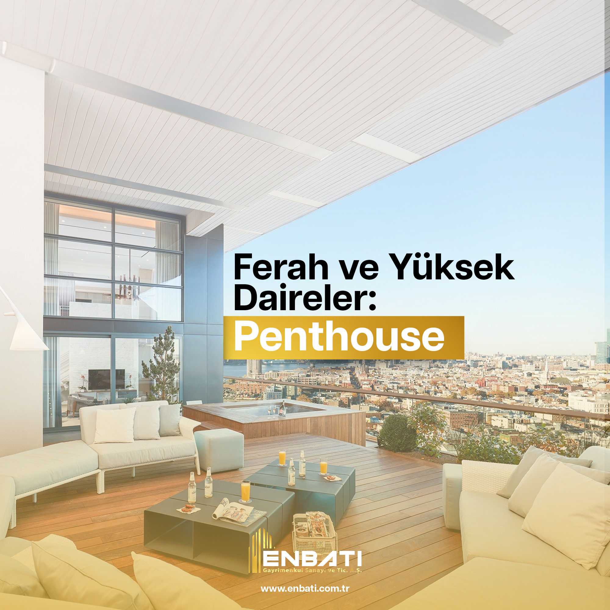 Ferah ve Yüksek Daireler: Penthouse 
