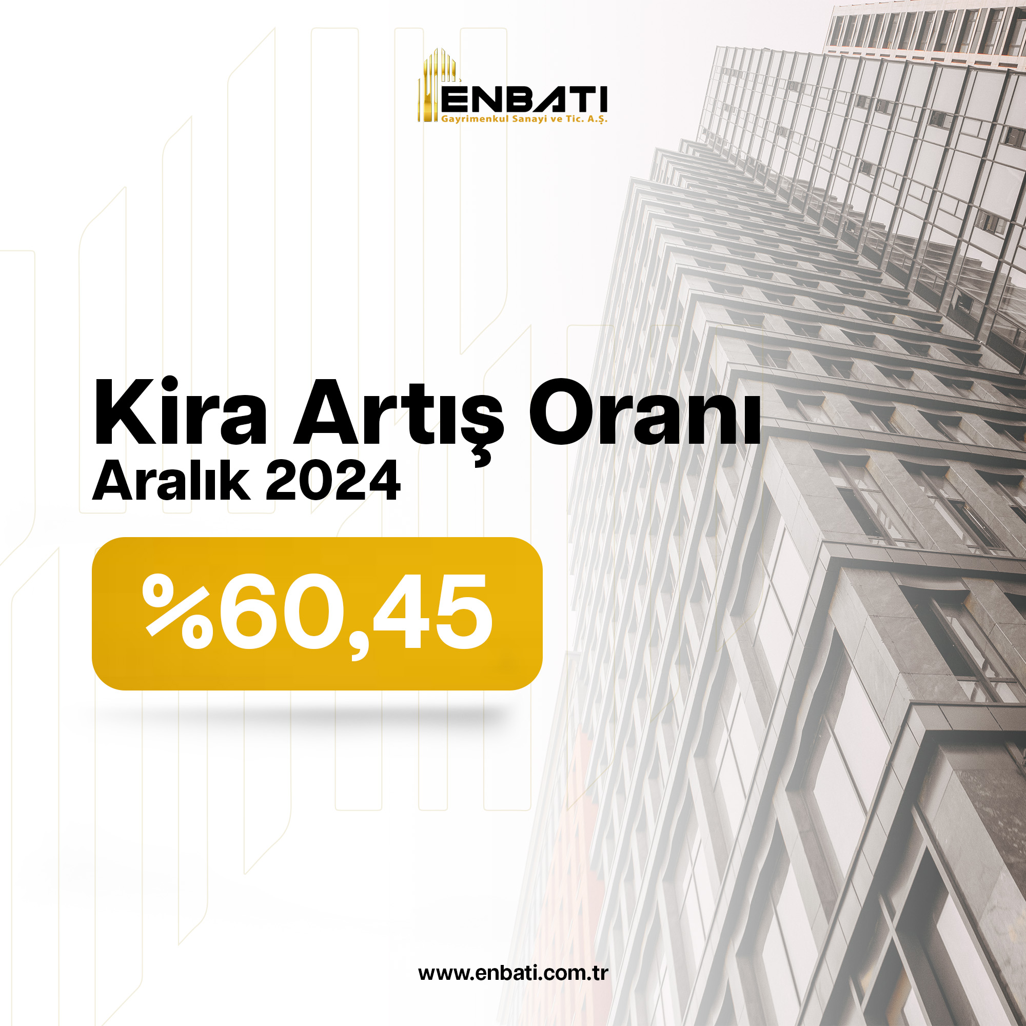 Aralık 2024 Kira Artış Oranı